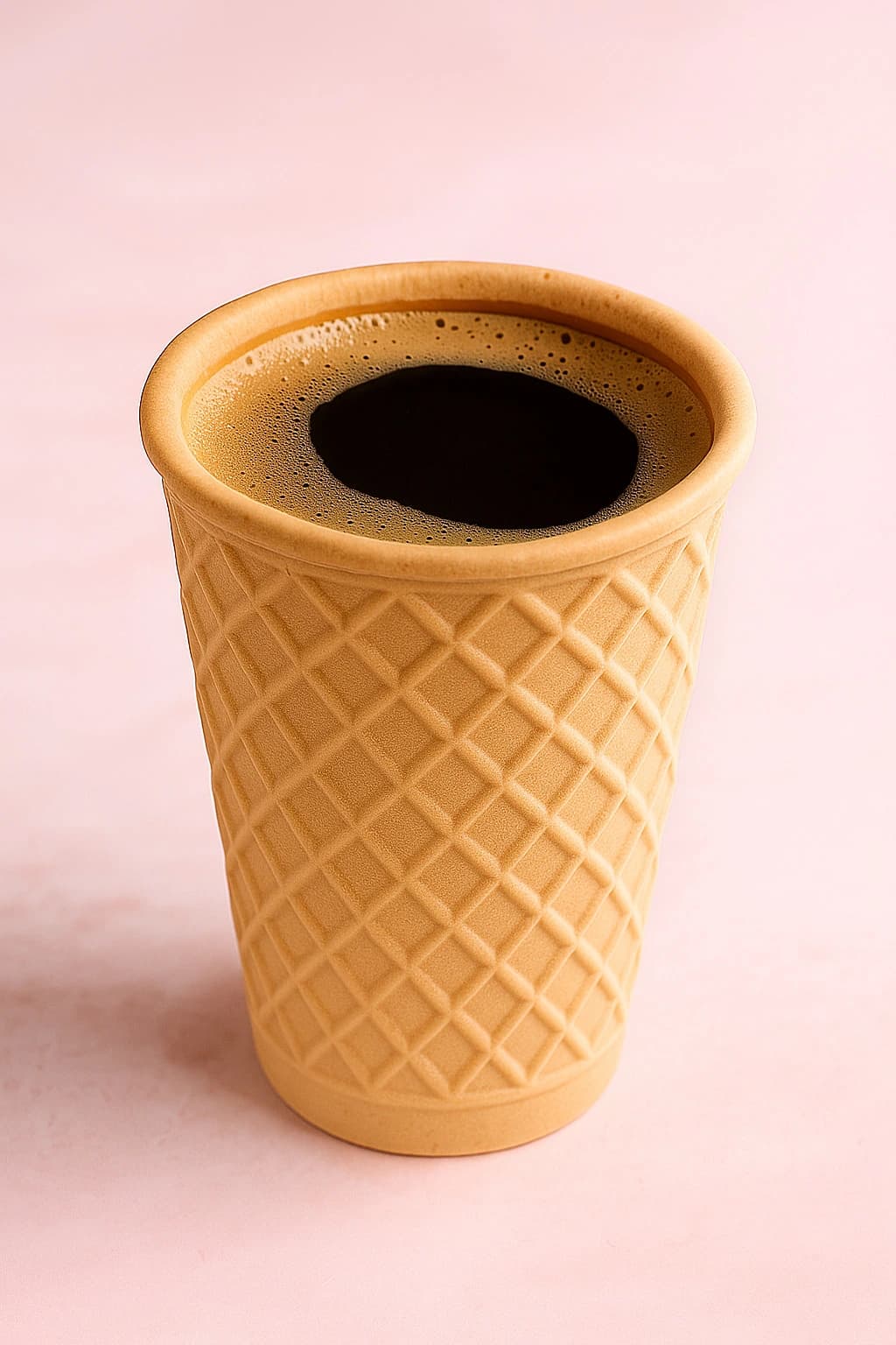 SRI MAC CAFES edible chocolate waffle coffee cup
