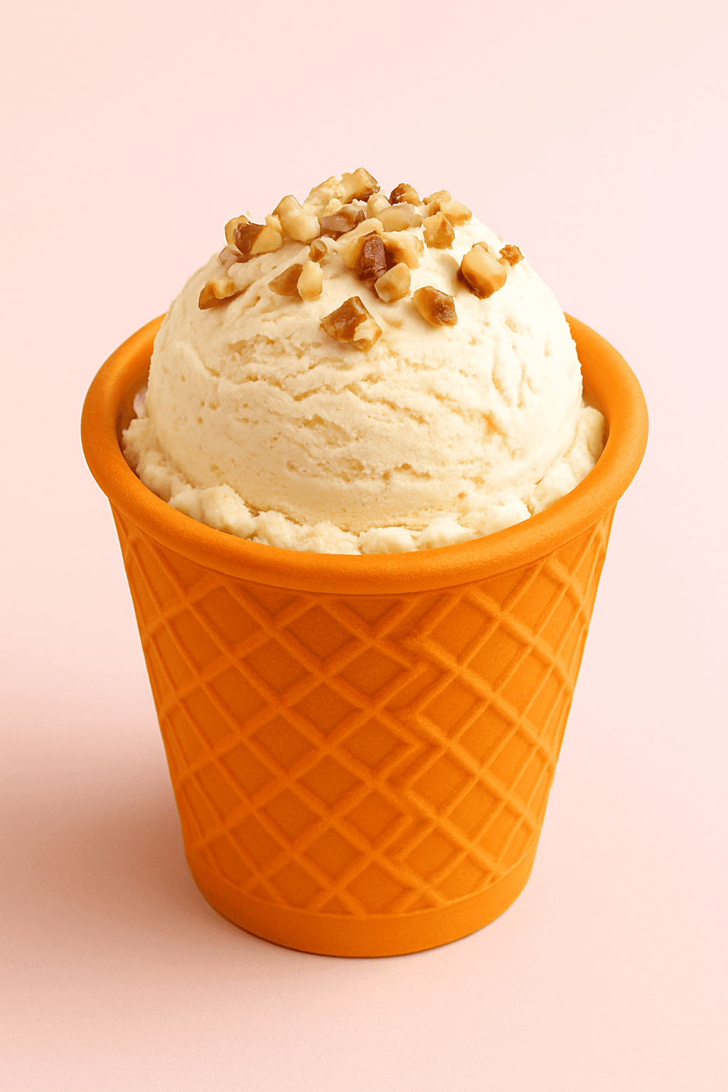 Orange Waffle Cup – Zesty Citrus Edible Coffee Cup view 2
