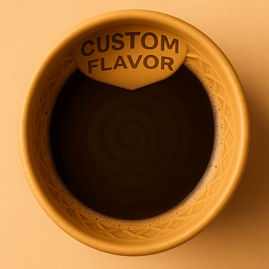 Customizable Waffle Cup – Design Your Own Edible Coffee Cup view 2