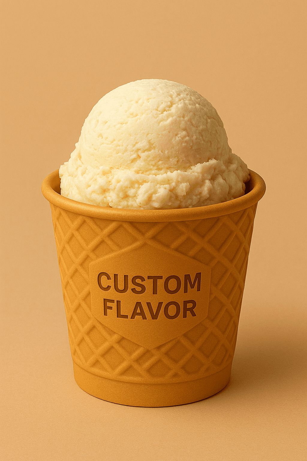 Customizable Waffle Cup – Design Your Own Edible Coffee Cup view 3